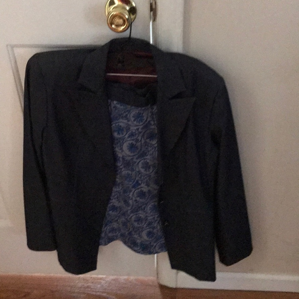 Chambray /print suit